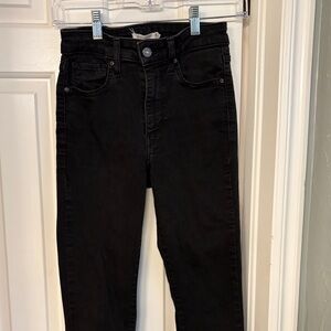 Levi's Women's High Rise Black Jeans